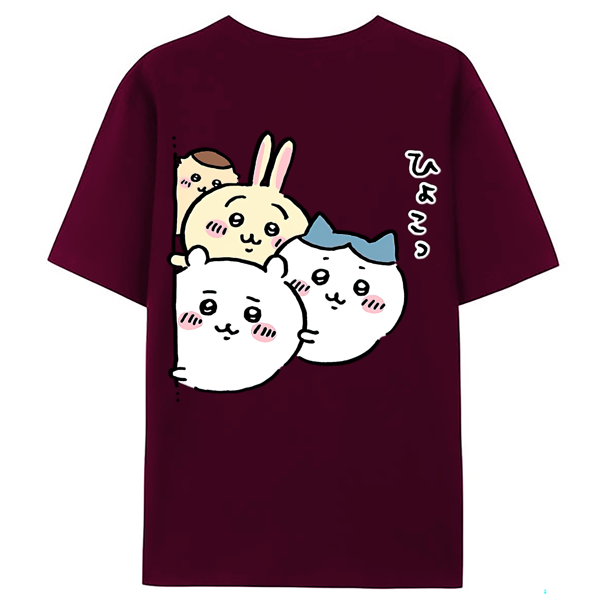 （画像用） ちいかわ ちいかわ Chii-kawa chiikawa レディース半袖Tシャツ(バックプリント)